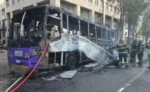 VIDEO | Autobús en llamas en Centro Histórico de la CDMX ¿Qué ocurrió?
