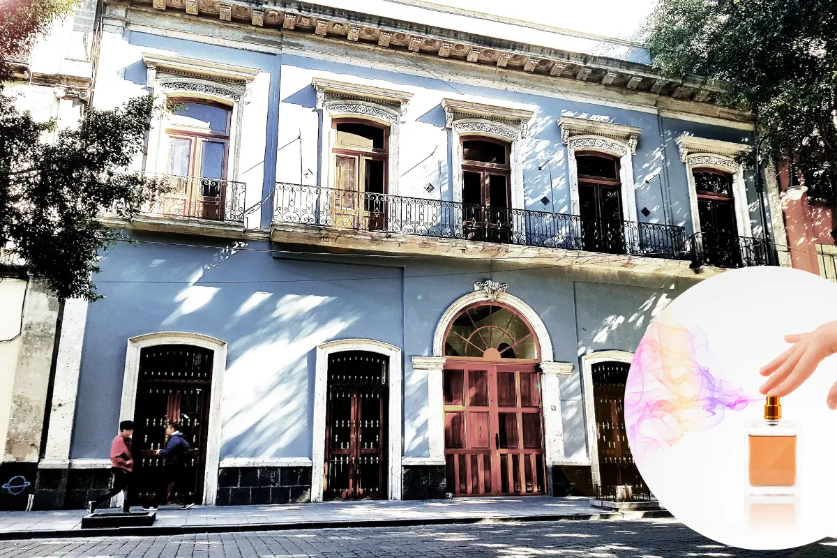 Entrada del Museo del Perfume. Foto: X @mupe_mx
