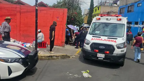 Atropellan a menor de 12 años en Iztapalapa; recibe atención médica tras accidente