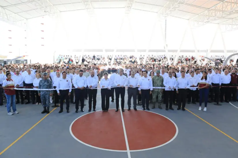 Inauguración de infraestructura deportiva en la Unidad 