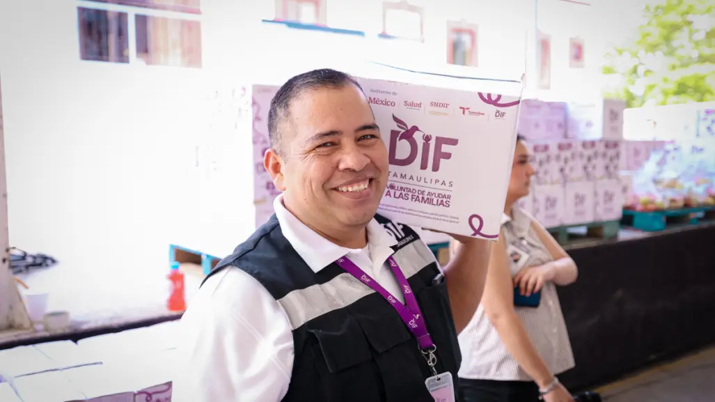 DIF Tamaulipas distribuye canastas alimentarias: conoce cómo inscribirte al padrón