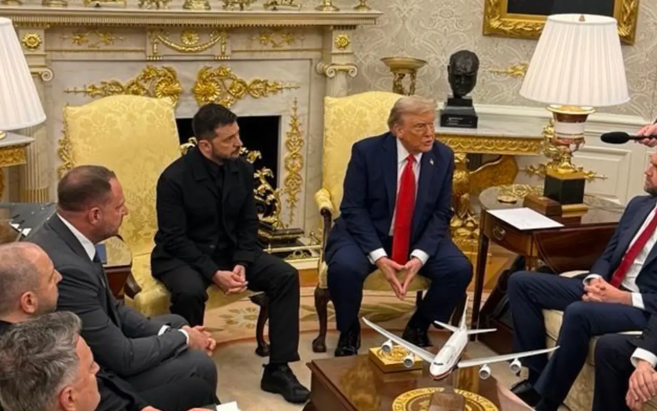 Donald Trump y Volodímir Zelenski . Foto: X (@WhiteHouse)