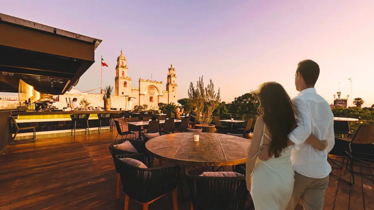 Esta terraza se encuentra en el corazón de Mérida Foto: Tripadvisor/Canva