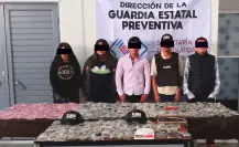 Detienen a cinco presuntos integrantes del CJNG en San Cristóbal de las Casas, Chiapas