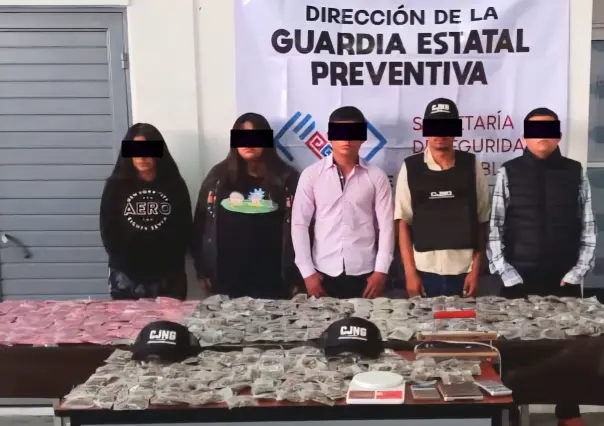 Detienen a cinco presuntos integrantes del CJNG en San Cristóbal de las Casas, Chiapas