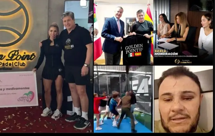 La agresión ocurrió en un club de pádel en Atizapán de Zaragoza y los hechos se difundieron en redes sociales. Imagen: Especial