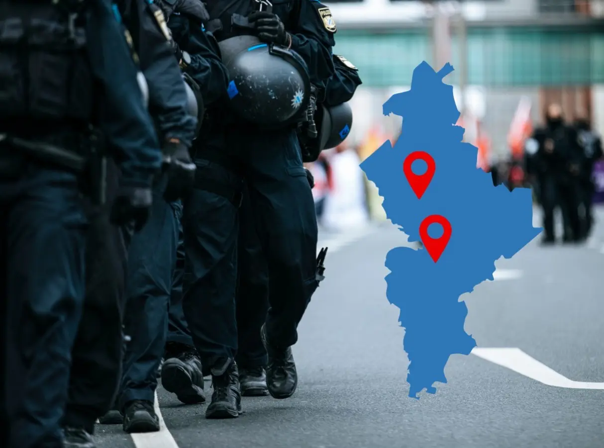 La comparación entre Guadalupe y Rayones muestra un contraste dramático en materia de seguridad. Foto: Canva.