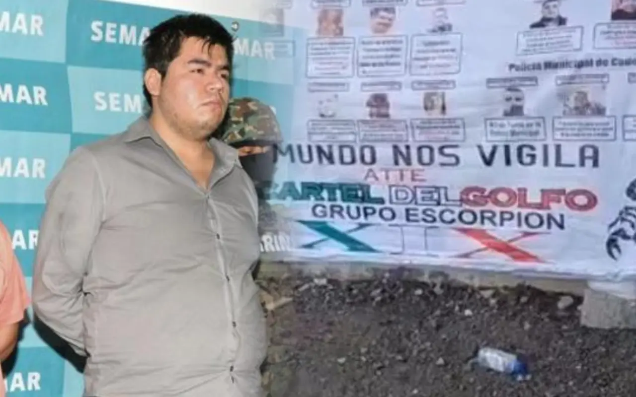 Ezequiel Cárdenas Rivera y cartel del Grupo Escorpión. Foto: X (@natsecboogie) / (@WorldCrimeIntel)