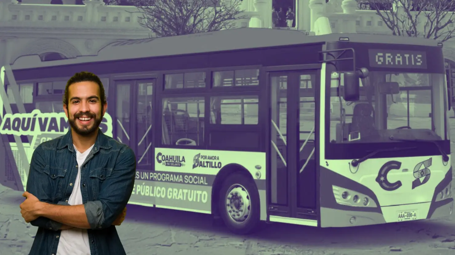 El proyecto de rutas troncales gratuitas del gobierno municipal de Saltillo arrancará oficialmente el 1 de octubre.  (Fotografía: Gobierno de Saltillo | Canva)