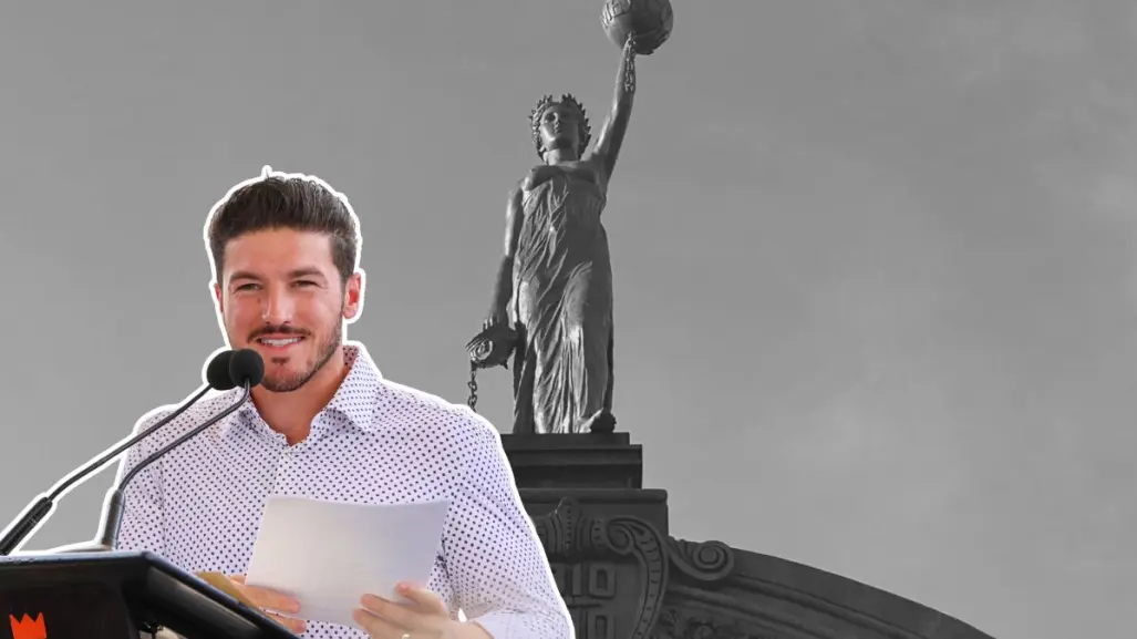 Samuel García entrega restauración del Arco de la Independencia a fin de embellecer al estado de Nuevo León