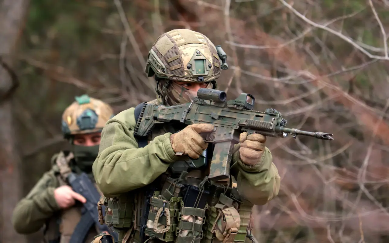 Soldado de la Legión internacional para la defensa de Ucrania. Foto: X (@ildumilgovua)