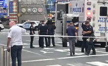 Evacúan Times Square por amenaza de bomba en Nueva York