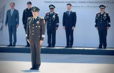 Tomás Amador Ramírez asume mando en la Séptima Zona Militar de Nuevo León