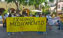Marchan por desabasto de medicamentos oncológicos en el Hospital O’Horán en Mérida