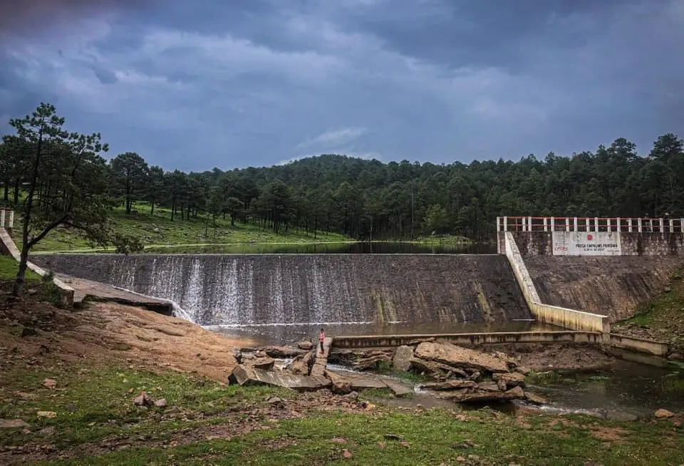 Presa de Empalme Purísima. Navíos, Durango. | Foto: Empalme Purísima, en Facebook