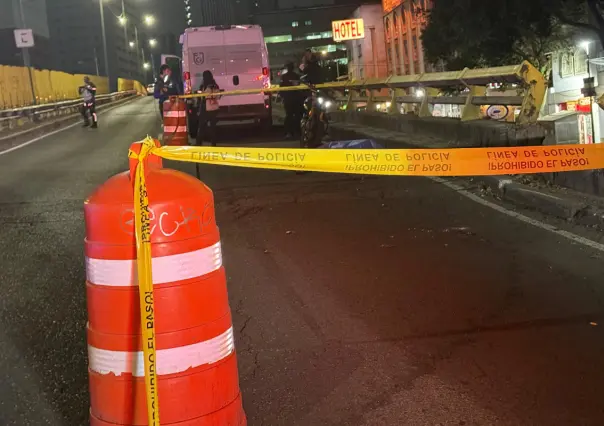 Motociclista muere en la alcaldía Cuauhtémoc; automovilistas se da a la fuga en CDMX