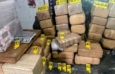 Aseguran 700 kilos de marihuana tras cateo en la colonia Fabriles de Monterrey