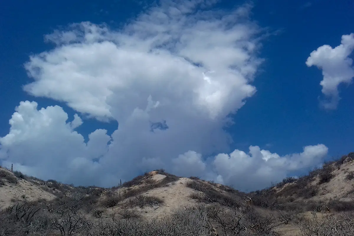 MetMex informa que las lluvias se han acumulado más en la zona rural, pero sus números indican que, en efecto, ha llovido más que todo el año pasado. Foto: Modesto Peralta Delgado.