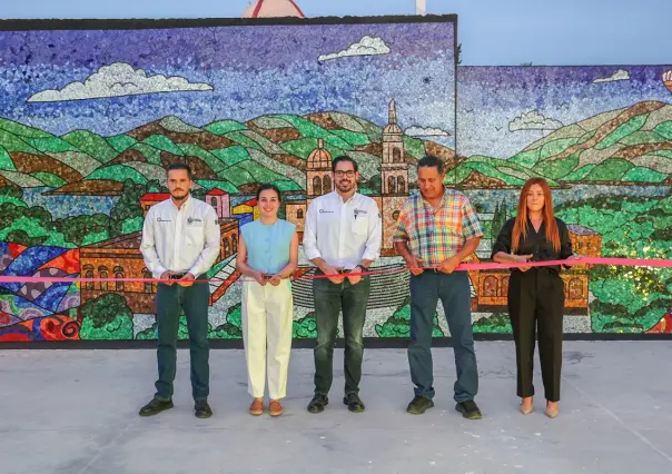 David de la Peña inaugura espacio cultural con mural y debut de Orquesta Municipal de Santiago