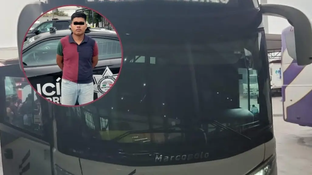 Hombre es detenido por tocamientos en la Central de Autobuses de Monterrey