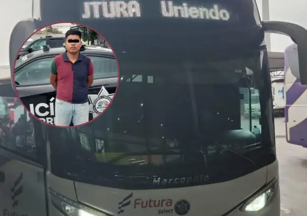 Hombre es detenido por tocamientos en la Central de Autobuses de Monterrey