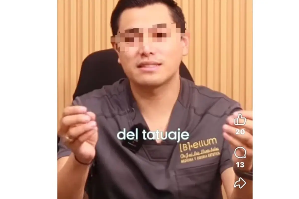 Su nombre es José Luis “Ll” y aparece como Director de la Clínica, sin embargo se ha presume que no tiene formación médica. Foto: Facebook Clínica Bellum