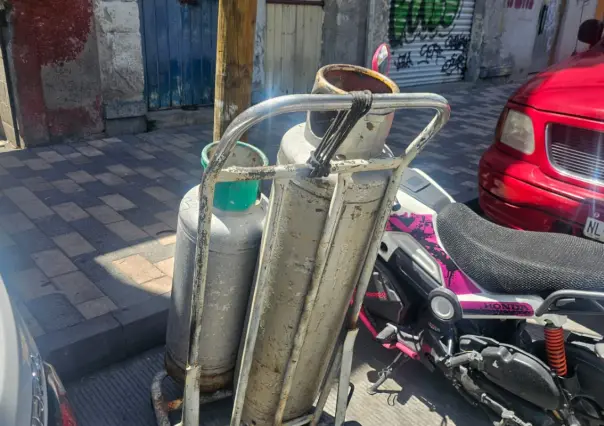 Hombre resulta lesionado tras caerle un tanque de gas en la colonia Guerrero