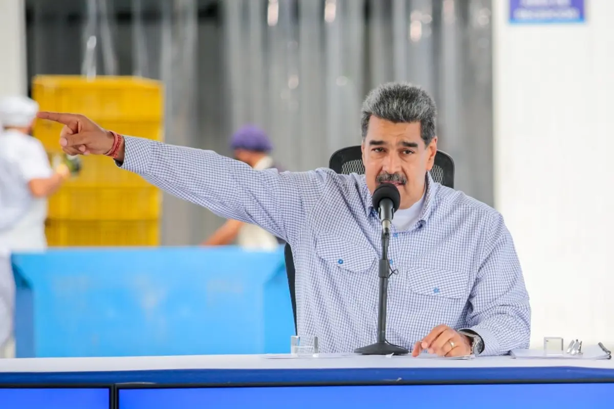 Nicolás Maduro en conferencia de prensa Foto: X(Twitter) @NicolasMaduro
