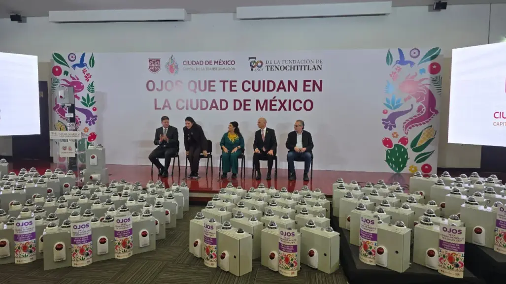 Clara Brugada lanza el programa "Ojos que te cuidan" con 30 mil nuevas videocámaras en CDMX