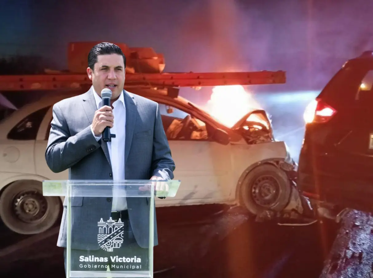 Raúl Cantú resaltó que los policías de Salinas Victoria demostraron entrega y compromiso con la ciudadanía. Foto: Canva/Raúl Cantú.