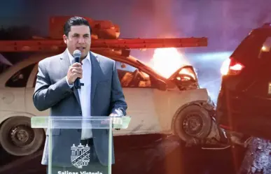 Raúl Cantú destaca entrega y valentía de policías tras accidente en Salinas Victoria