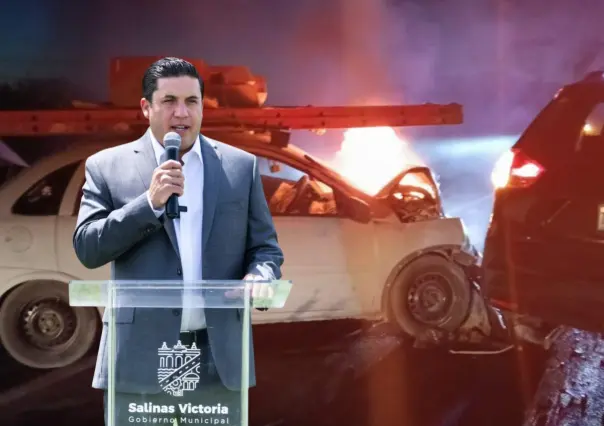 Raúl Cantú destaca entrega y valentía de policías tras accidente en Salinas Victoria