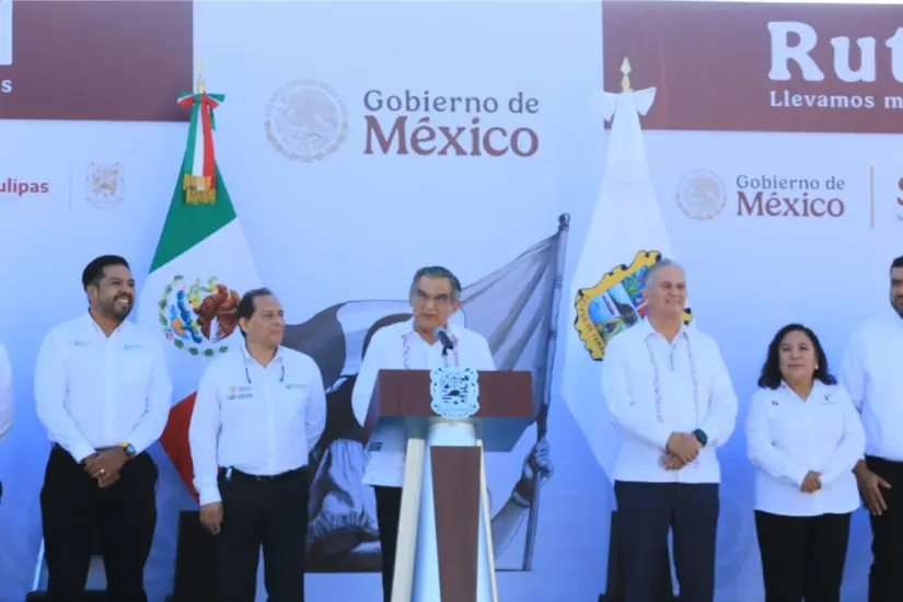 El arranque de las Rutas de la Salud en Tamaulipas fue presidido por el gobernador Américo Villarreal Anaya. Foto: Gobierno Tamaulipas