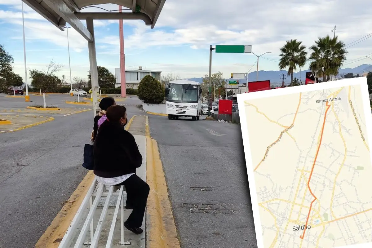 Consideran ampliar ruta de transporte gratuito de Saltillo a Ramos Arizpe / Fotos: Mejores Rutas | Gerato Tapxia G | Canva