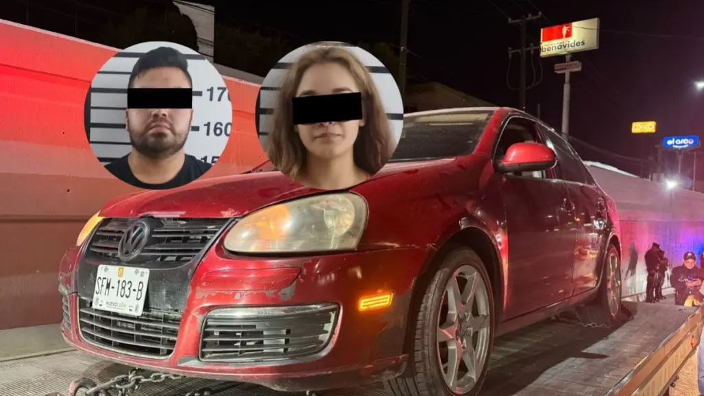 Detienen a pareja luego de protagonizar peligrosa persecución en Santiago