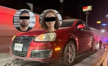 Detienen a pareja luego de protagonizar peligrosa persecución en Santiago