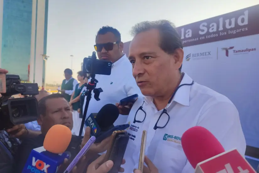 Marggid Rodríguez Avendaño, coordinador Federal del IMSS Bienestar en Tamaulipas | Foto: Daniel Espinoza