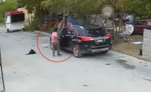 Sujeto roba camioneta y lo detienen en brecha de Salinas Victoria