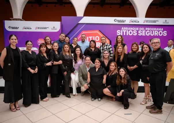 Javier Díaz arranca en Saltillo el programa Sitios Seguros para mujeres: así es como funciona