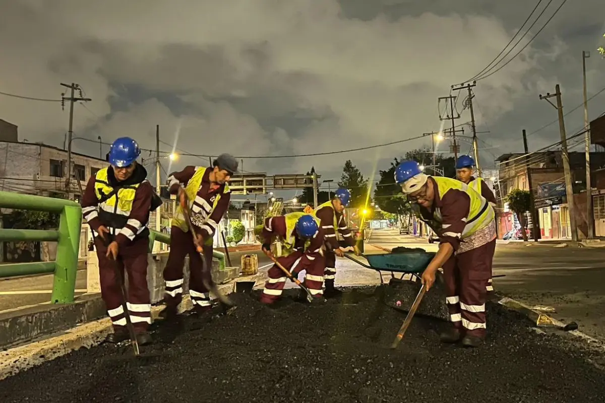 Programas bacheo nocturno CDMX    Foto: X (@SOBSECDMX)