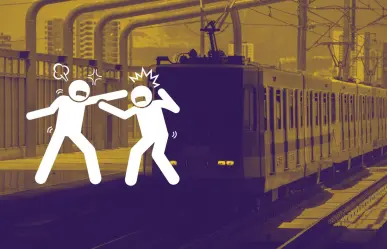 Pasajero agrede a guardia en estación Exposición de la Línea 1 del Metro | VIDEO