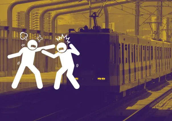Pasajero agrede a guardia en estación Exposición de la Línea 1 del Metro | VIDEO