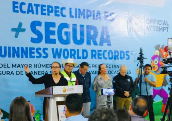 Azucena Cisneros busca romper este Récord Guinness en Ecatepec y así puedes participar