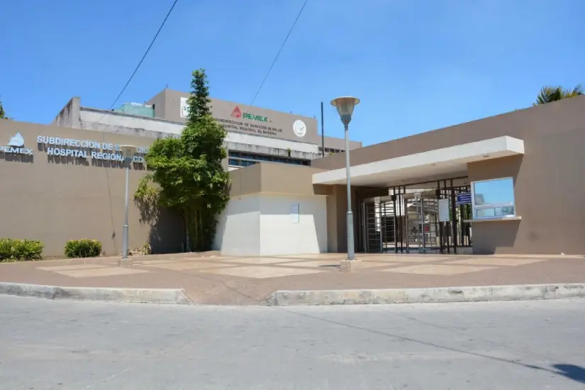 Hospital Regional de Pemex en Ciudad Madero. Foto: Carlos García