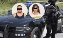 Detienen a pareja por portación de drogas en Linares, Nuevo León