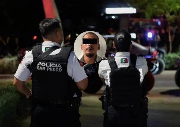 Hombre con orden de aprehensión es detenido por violencia familiar en San Pedro