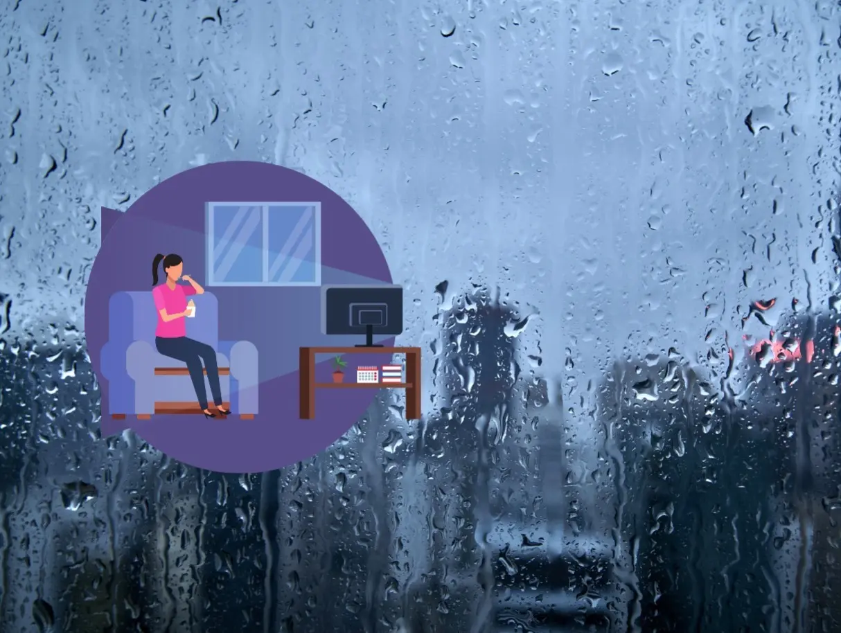 Durante un día lluvioso en Nuevo León, quedarse en casa puede ser tan divertido como salir. Foto: Canva.