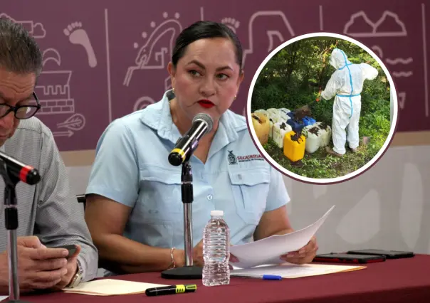 Aseguran cinco zonas de concentración de sustancias químicas en Sinaloa