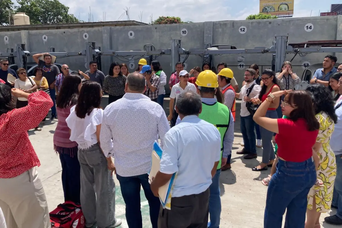 Ciudadanos en punto de resguardo tras sismo Foto: X(Twitter) @pcivilchiapas