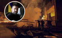 Volodimir Zelensky denunció un nuevo ataque masivo de Rusia contra Ucrania